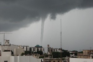 Andrea Casali Foto tomada desde un edificio de San Luis y Balcarce.