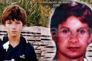 Las Rosas Digital Bruno en el año 1997 y la simulación de su rostro en 2009.