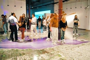Gentileza Producción La video-instalación aborda el vínculo entre la ciudad y su geografía natural.