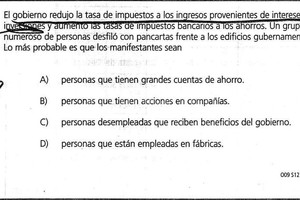 El Litoral El subrayado y los signos de interrogación corresponden al Prof. Henquín que planteó su preocupación por el contenido tendencioso de algunas preguntas en un examen para medir conocimientos.