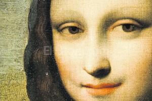 ELLITORAL_61409 |  Agencia Detalle de la Mona Lisa de Isleworth, donde se insinúa la enigmática sonrisa, perfeccionada después por Leonardo da Vinci en la pintura que guarda el Louvre, en París.