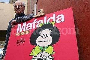 ELLITORAL_91493 |  Archivo El Litoral Al cumplirse los 60 años de carrera, le pidieron un balance y sin perder la humildad sostuvo:  Yo quería ser Picasso, estoy contento con el resultado de Mafalda pero no es para tanto .