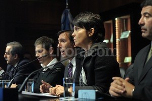 ELLITORAL_73178 |  Telam Equipo económico: Moreno, Kicillof, Lorenzino, Marcó del Pont y Echegaray.