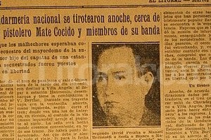 Archivo El Litoral Mate Cocido en la crónica policial de El Litoral, del 8 de enero de 1940.