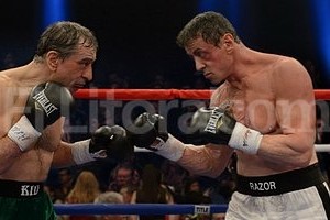 Gentileza Warner Bros Robert De Niro y Sylvester Stallone interpretan en Ajuste de cuentas a dos boxeadores que se vuelven a enfrentar luego de treinta años.