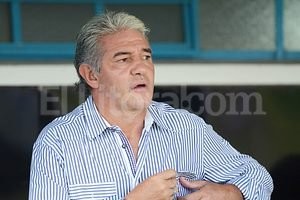 ELLITORAL_68604 |  Corresponsal Rafaela Jorge Burruchaga arrancó el año con el pie derecho. Goleó en la primera fecha del Torneo Final y avanza en la Copa Argentina.