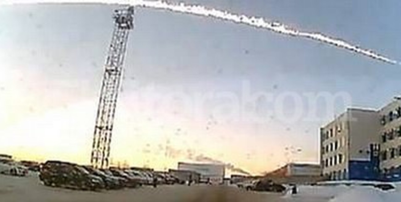 Meteorito se estrelló en Rusia y dejó 700 heridos