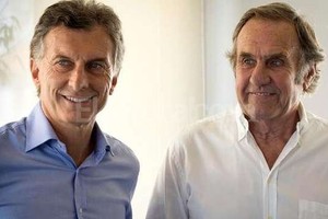 ELLITORAL_115959 |  Twitter Mauricio Macri Mauricio Macri junto a Carlos Alberto Reutemann.