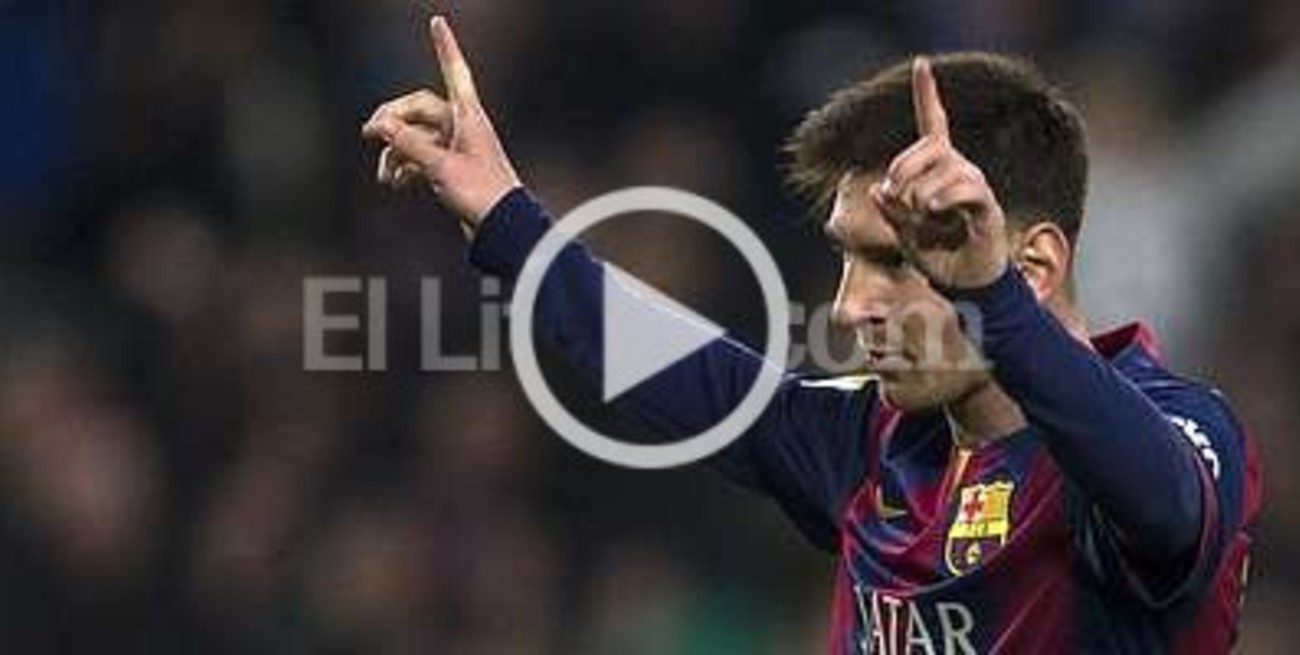Dos anotaciones de Lionel Messi en la goleada del Barcelona