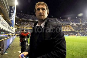 ELLITORAL_117528 |  Archivo El Litoral. En referencia a las dichos de Pablo Ledesma, quien criticó fuertemente al arquero Orión, Arruabarrena evitó polémicas al expresar que  leí las declaraciones, pero no tengo ninguna opinión. Me tengo que hacer cargo de lo que digan los jugadores de Boca.