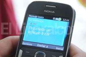 ELLITORAL_109712 |  Archivo El Litoral. Un mensaje similar llegó al celular de la víctima, que cayó en la trampa.