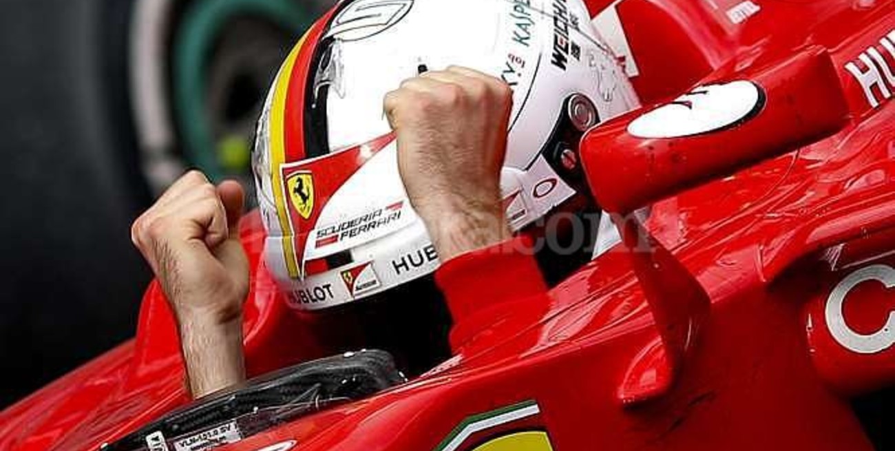 Vettel cortó la sequía de Ferrari
