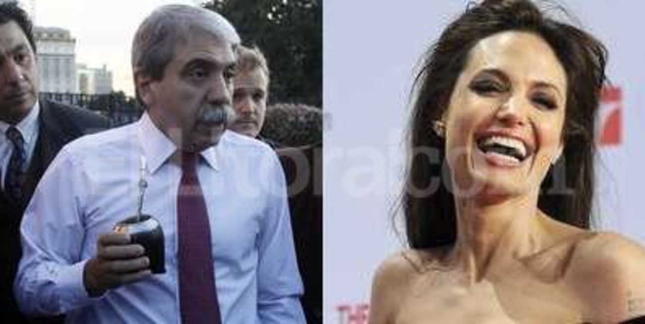 A Aníbal Fernández le gustaría que Angelina Jolie sea "su compañera de fórmula"