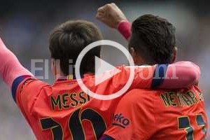Messi y Neymar le dieron el triunfo a Barcelona