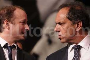 ELLITORAL_118853 |  Agencia DyN Insaurralde mostró su apoyo a Scioli