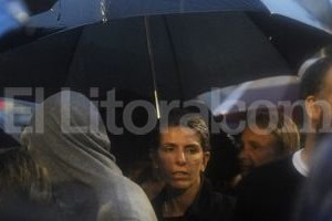 ELLITORAL_115783 |  Agencia EFE La ex esposa de Nisman en plena marcha