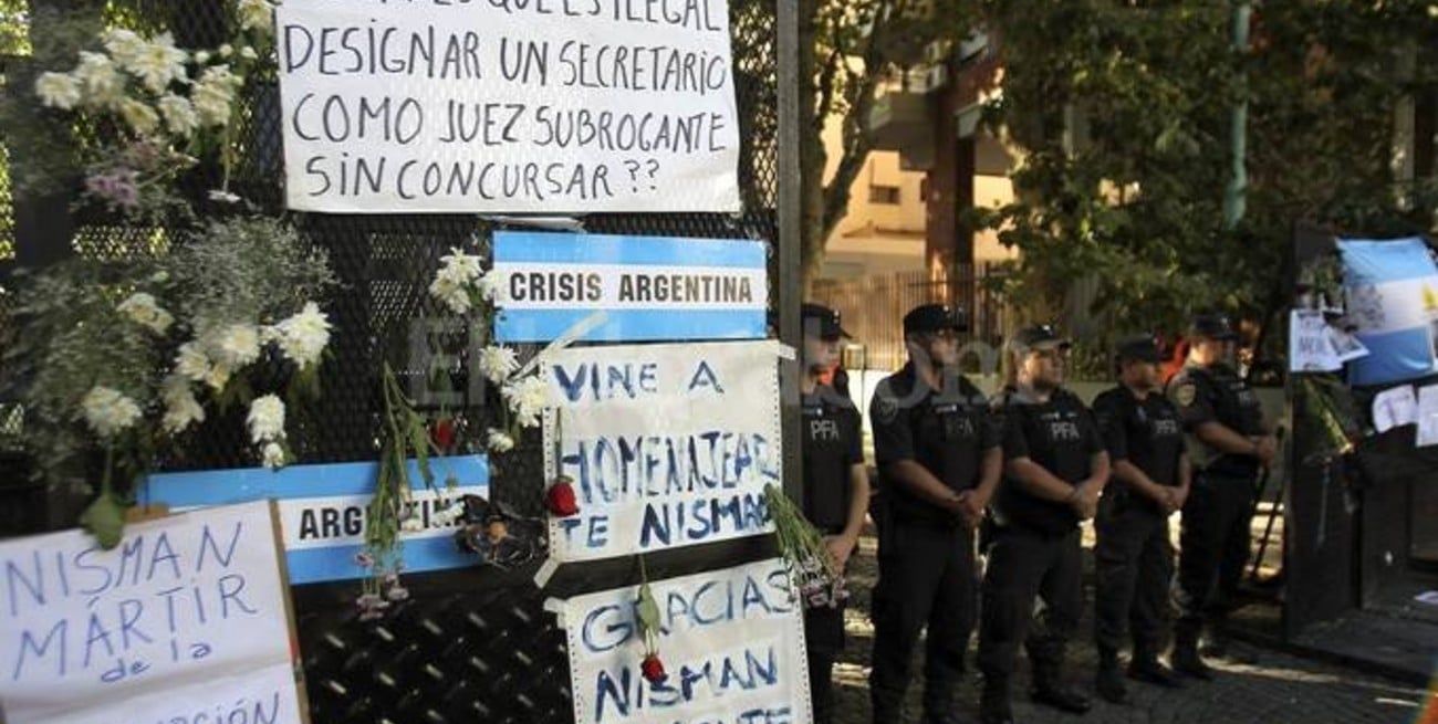 Sepultaron a  Alberto Nisman