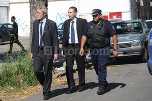 Flavio Raina El fiscal también formó parte del operativo.