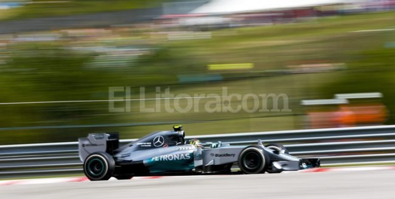 Rosberg saldrá desde la pole en Hungría, donde Alonso arrancará quinto