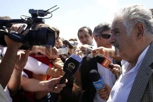 ELLITORAL_114745 |  EFE José Mujica, el miércoles, durante la inauguración del muelle C del puerto de Montevideo (Uruguay).