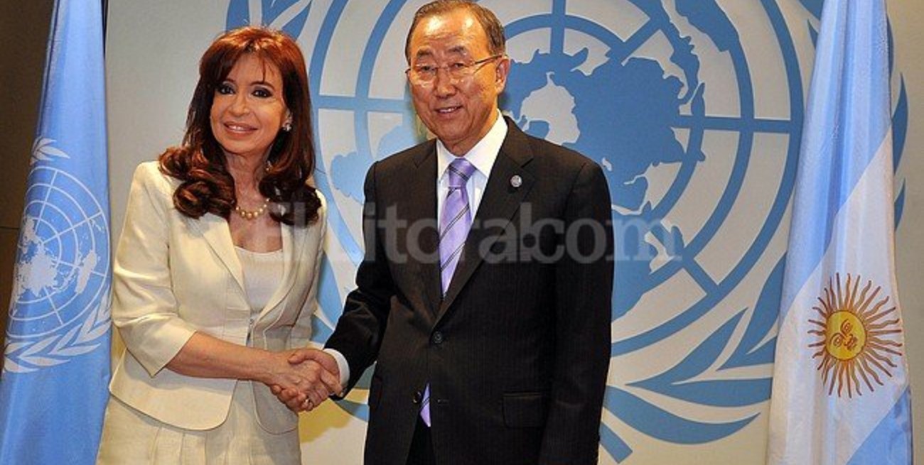 Cristina Fernández se reunión con Ban Ki-moon en Nueva York