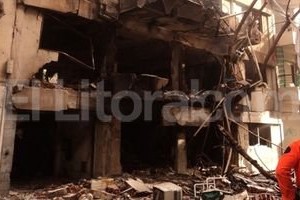 ELLITORAL_101272 |  Archivo El Litoral Se cumple 1 año de la explosión del edificio de Salta 2141.