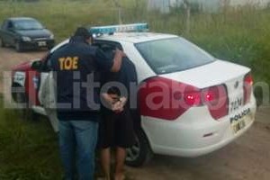 El Litoral Piturro , al verse rodeado, intentó escapar a la carrera, pero fue capturado a los pocos metros.