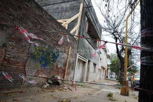 Flavio Raina Dorrego al 3300. Las viviendas afectadas están a una cuadra y media de bulevar Gálvez.