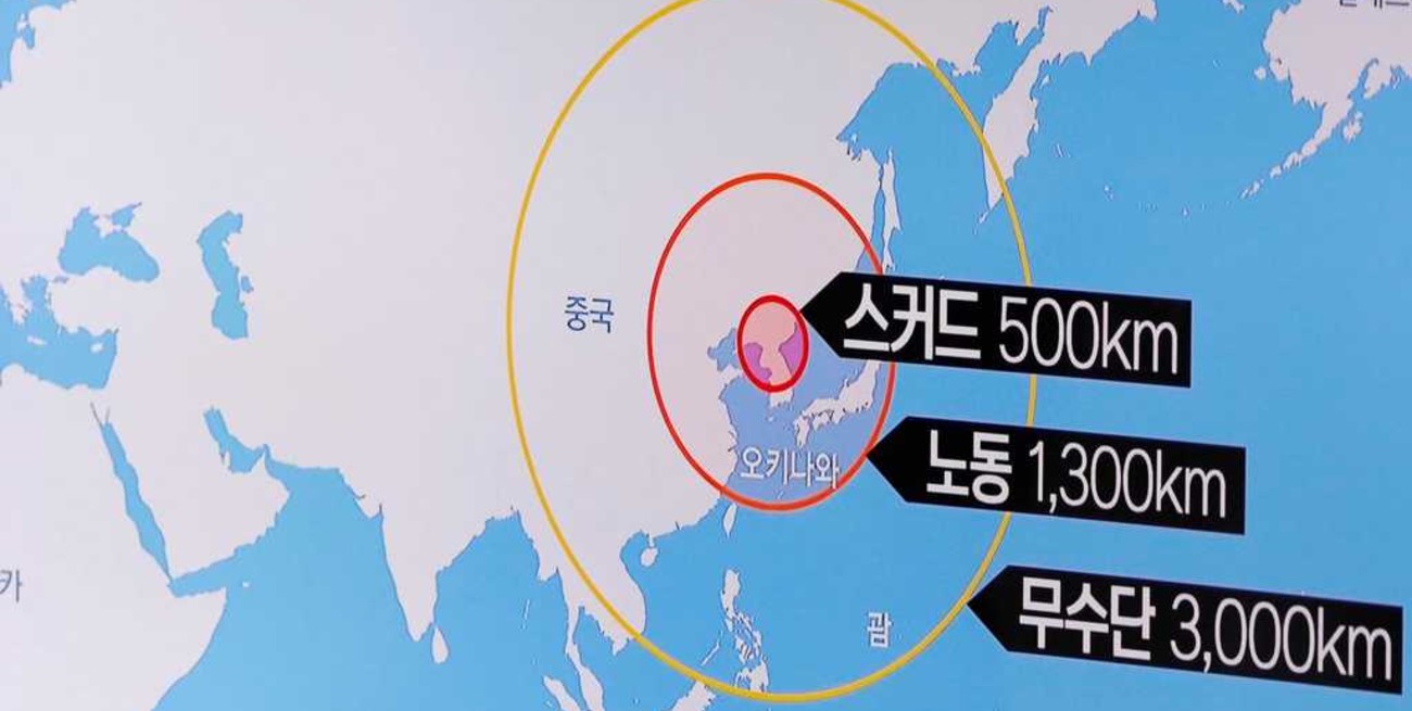 Corea del Norte lanzó cuatro misiles en dirección al mar de Japón