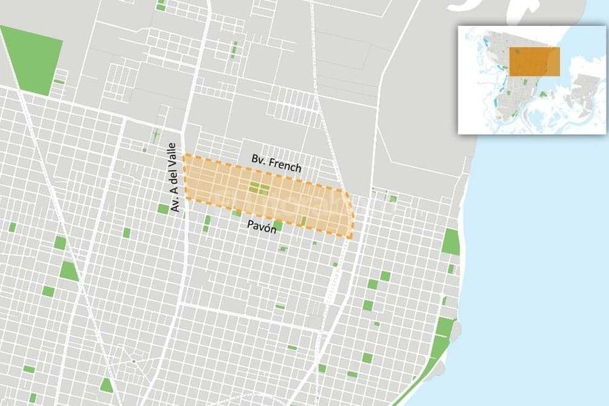 ELLITORAL_166052 | Maqueta gentileza MCSF Ubicación. En esta zona tiene previsto el Municipio intervenir con obras fundamentales para urbanizar de forma planificada.