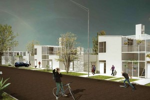ELLITORAL_162304 |  Municipalidad de Santa Fe La maqueta muestra cómo serán las viviendas.