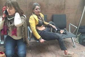 ELLITORAL_148122 |  Twitter @aschapire Dos mujeres heridas en el aeropuerto de Bruselas