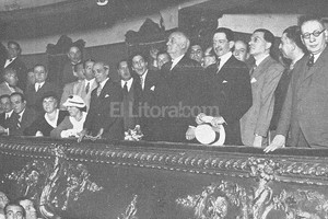 Archivo El Litoral El 21 de octubre de 1935 el radicalismo lanzó su campaña electoral con la presencia de Marcelo T. de Alvear, presidente de la Unión Cívica Radical.