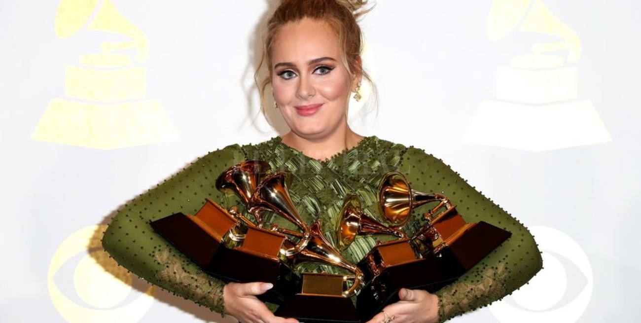 Adele arrasó en los Grammy