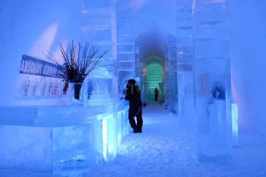 ELLITORAL_172794 |   Hotel de hielo de Kiruna, uno de los atractivos turísticos de la ciudad que será trasladada
