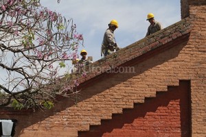ELLITORAL_136441 |  Mauricio Garin Sin declaraciones. El Litoral consultó a la jueza Marcela Favali, que trabaja en la dependencia pero se negó a contar si la obra les genera inconvenientes, más allá de los que están a la vista.