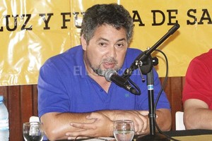 Archivo El Litoral El dirigente lucifuercista, Pedro Fernández.