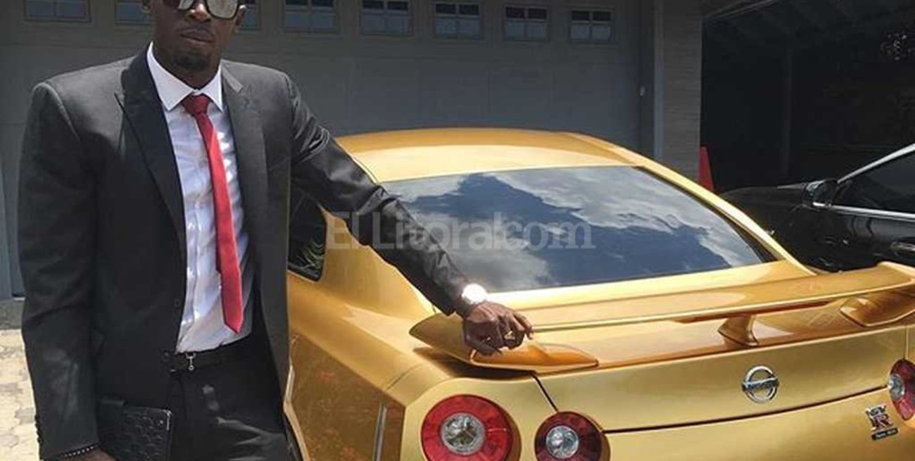 Mirá el auto de "oro" que tiene Usain Bolt