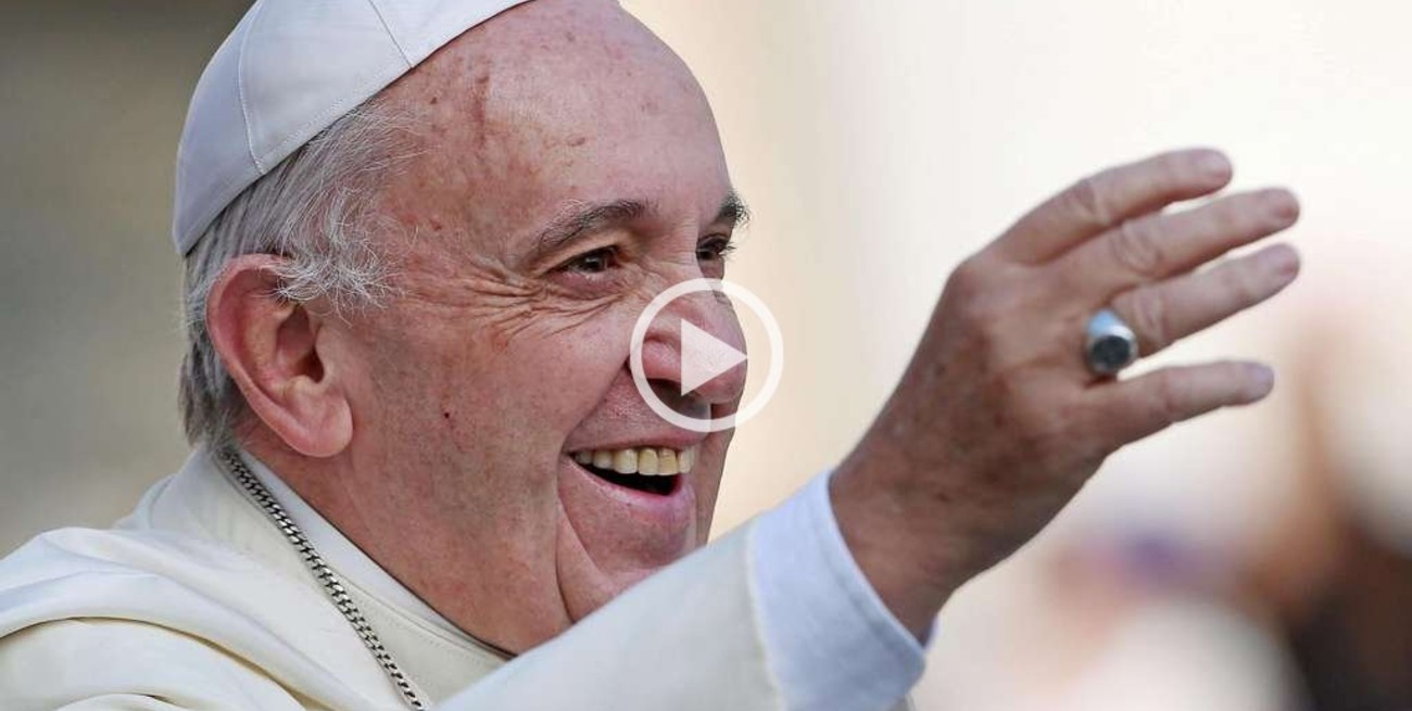 El Papa sorprendió a santafesinos con un mensaje en video