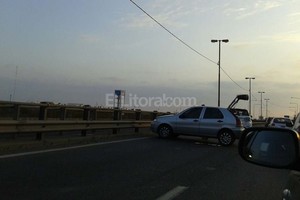 P Ciudadano. En el tramo donde ocurrieron los accidentes el sol pega de frente en la vista de quienes viajan hacia Santa Fe.