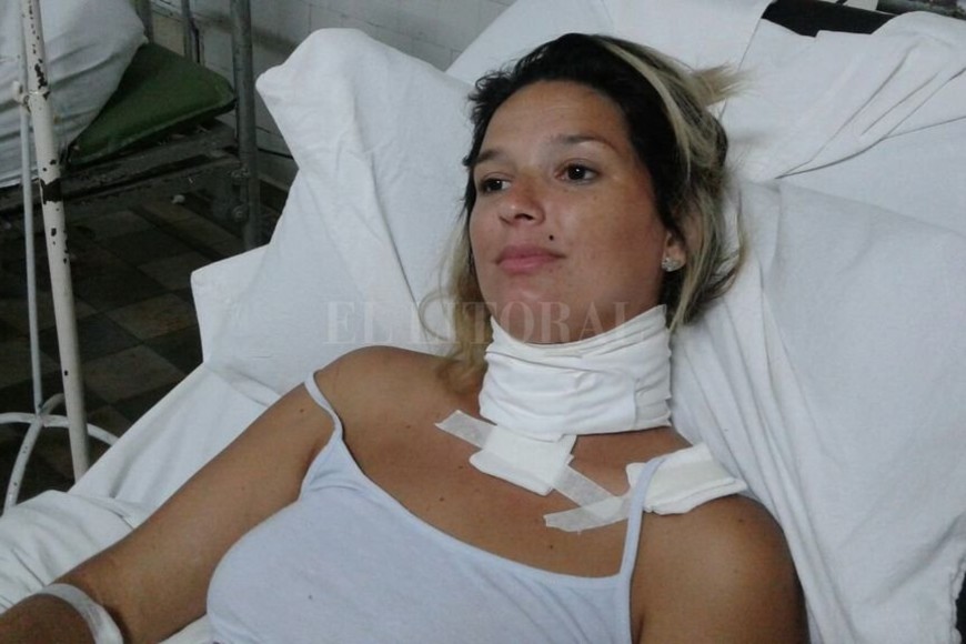ELLITORAL_171683 |  Danilo Chiapello Gisela Silva fue apuñalada el sábado a la siesta en el Parque Garay