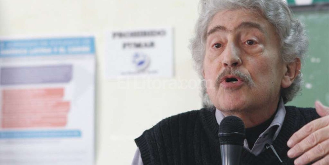 Falleció el profesor Sergio Caletti