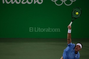 Brillante, Del Potro despachó al  cuco  en el arranque de los Juegos.