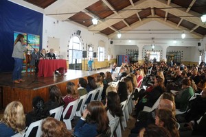 Flavio Raina El acto tuvo lugar este miércoles en la Escuela Normal de la ciudad.