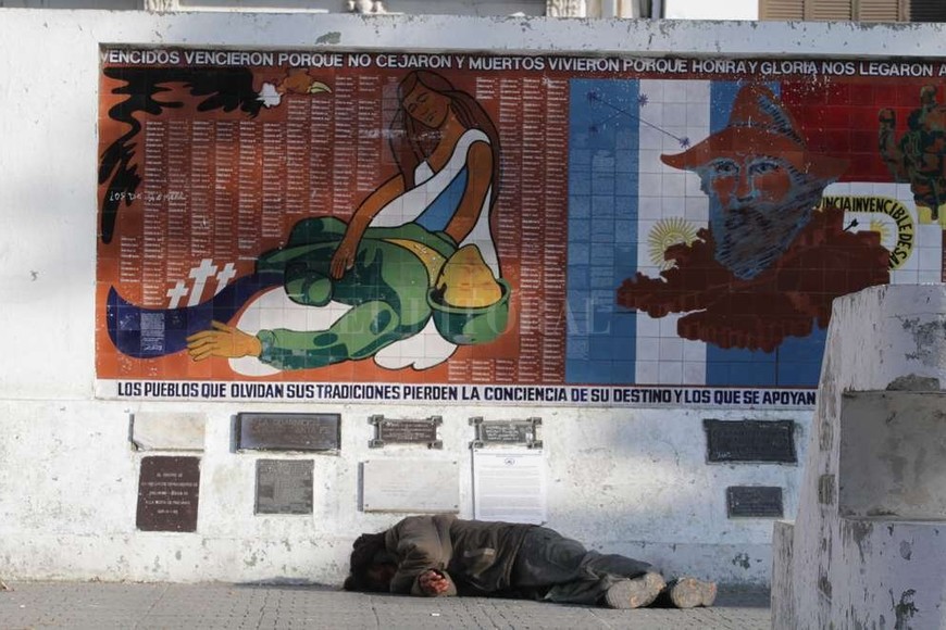 ELLITORAL_171766 |  Mauricio Garín (Archivo) Caídos. El emblemático monumento fue el primero del país en recordar a los soldados de Malvinas.