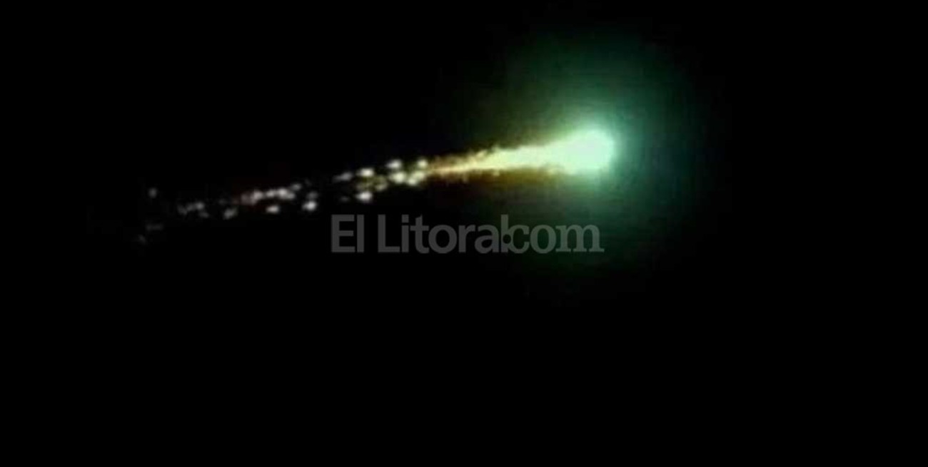 ¿Un meteoro pasó por San Luis?