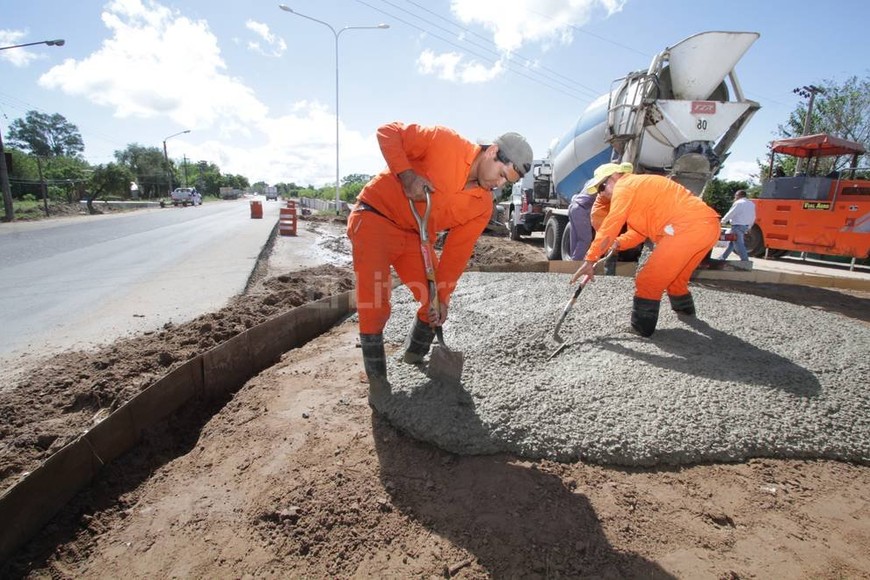 ELLITORAL_148500 |  Guillermo Di Salvatore 45 días. Son los que estima el gobierno provincial que demandará la finalización de obra para habilitar el tránsito en ambas calzadas de la ruta 1.
