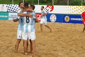 Captura internet El seleccionado argentino de fútbol playa