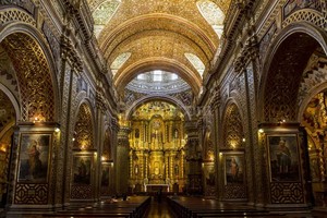 EFE Vista de la Iglesia de la Compañía de Jesús la cual visitará el Papa Francisco.