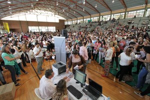 Pablo Aguirre Los concursos de ingreso a la docencia de nivel inicial, primaria y especial siempre son masivos.